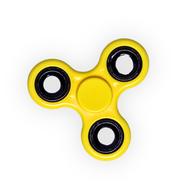 Yellow Fidget Spinner